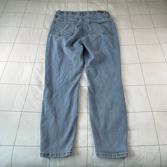 Judy Blue Jeggings Womens 14W Blue Lincoln Mid Rise Pull On Skinny Fit Denim - Picture 2 of 12